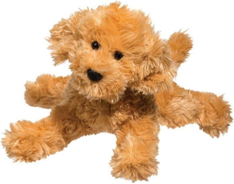 Douglas Molasses Caramel Labradoodle Plush Dog Stuffed Animal | Soft & Cuddly Toy