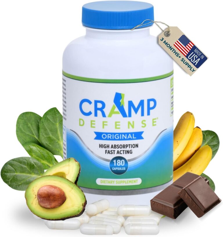 Cramp Defense® Leg Cramp Pills | Magnesium Supplement for Muscle Cramp Relief Day & Night | 3-6 Month Supply