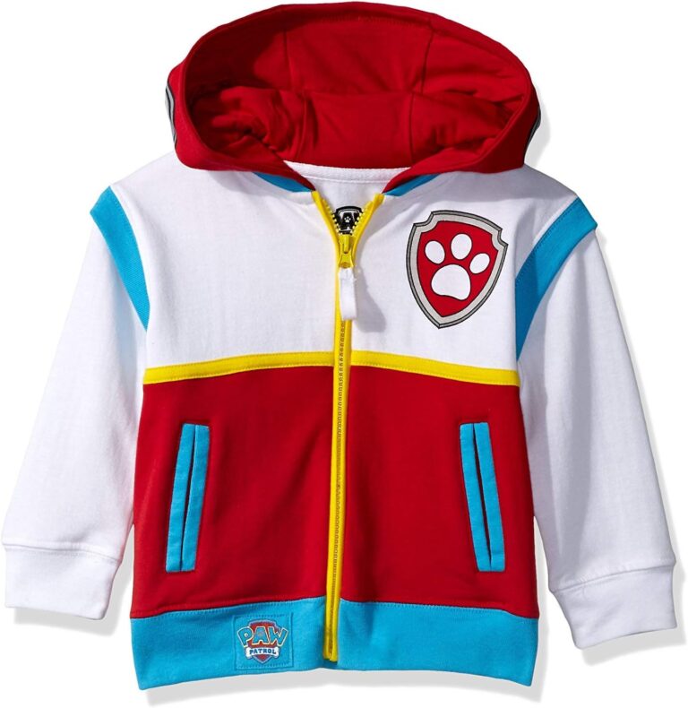Paw Patrol Ryder Cosplay Hoodie – Official Nickelodeon Boys Costume Hooded Jacket