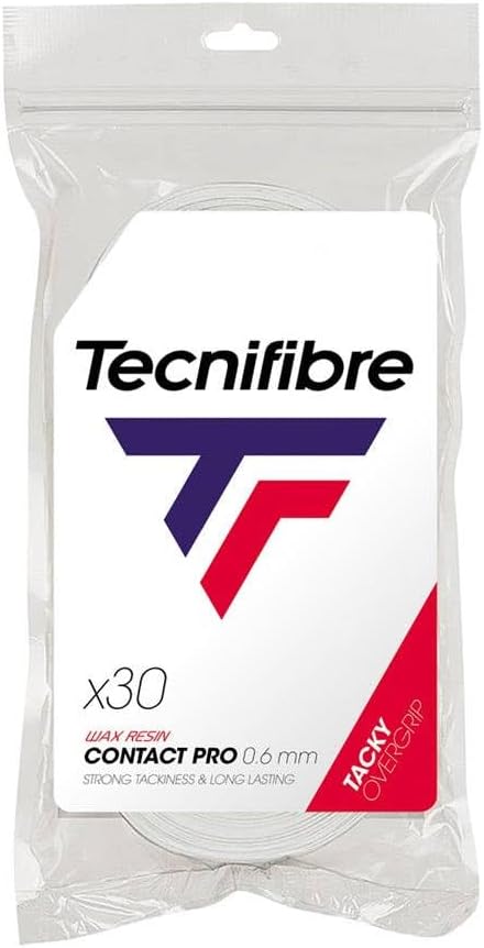 Tecnifibre Pro Contact Overgrip | Superior Sweat Absorption & Tacky Feel for Enhanced Control