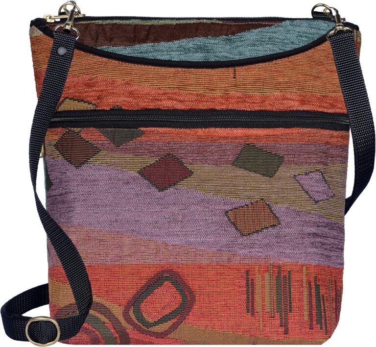 Danny K. Women’s Tapestry Crossbody Bag | Maggie Purse Handmade in USA | Boho Handbag