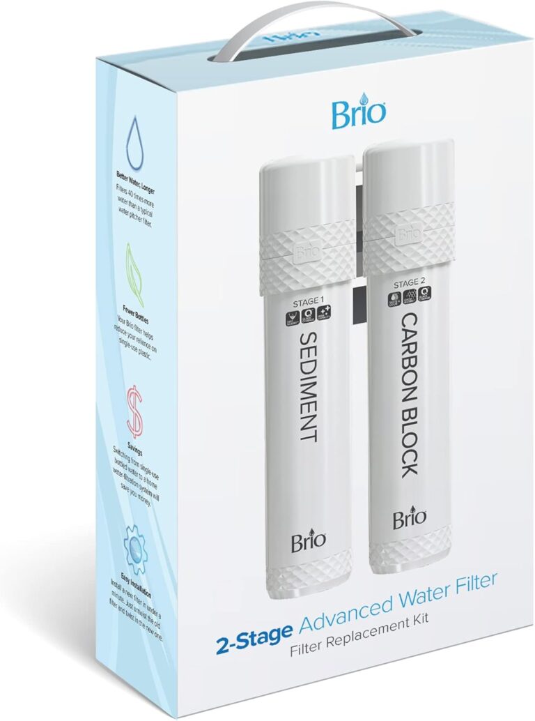 Brio 2 Stage Water Cooler Filter Replacement Kit for UVF2 Models | 1500 Gallon Capacity