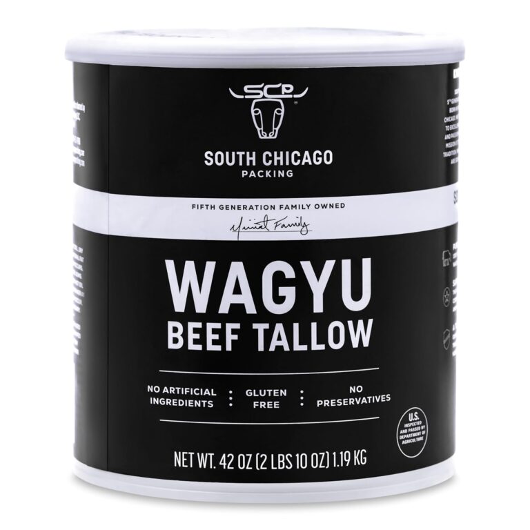 South Chicago Packing Wagyu Beef Tallow, 42 oz – 100% Pure, Paleo & Keto Cooking Fat