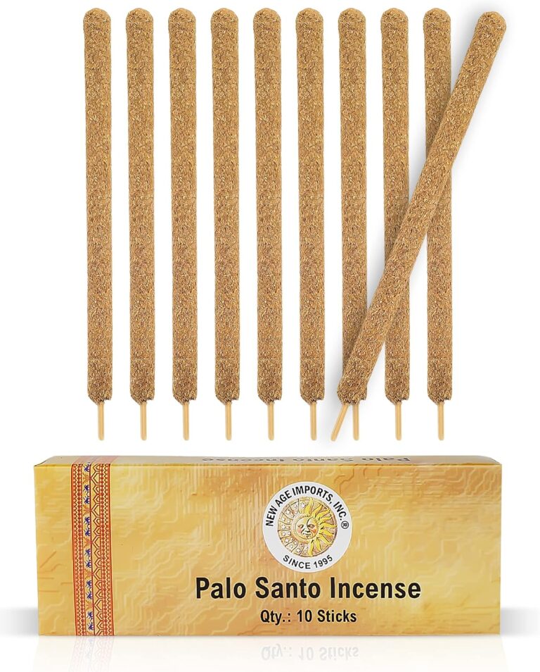 Premium Palo Santo Holy Wood Incense Sticks from Peru | 10 Pack for Meditation & Spiritual Cleansing | 90 Min Burn