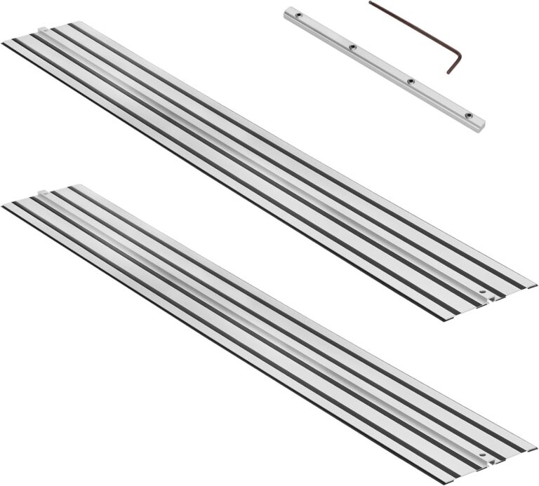 110″ Track Saw Guide Rail for DeWalt DWS5022 | Aluminum Extruded Rail with Connector for Longer Cuts
