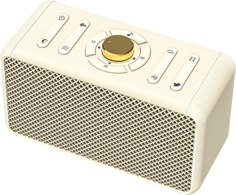 ZOWEETEK Sound Machine: 10 Songs & 8 Soothing Sounds for Sleep, White Noise for Adults, Baby, Kids, Yoga | Portable & Timer