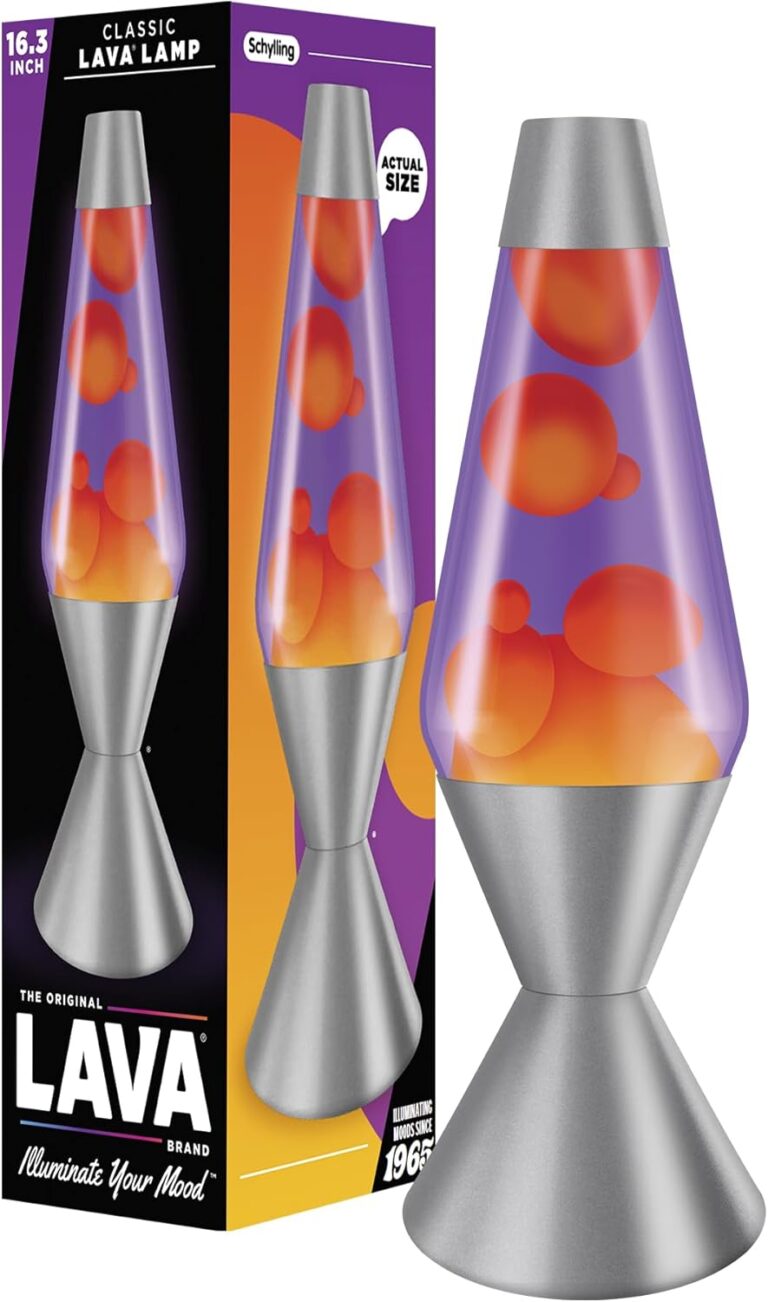 The Original Lava® Lamp – Large 52oz Twilight (Orange & Purple) | 16.3″ Classic Motion Lamp for Home & Office Decor