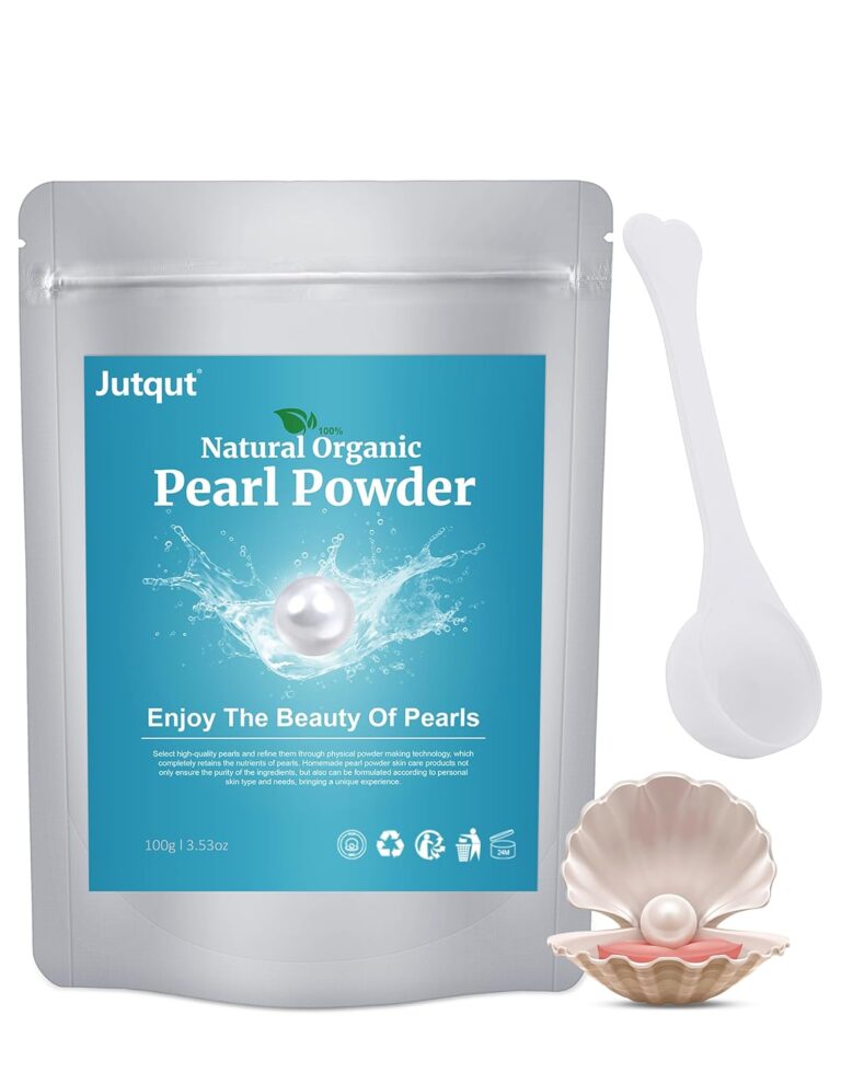 Organic Freshwater Pearl Powder 100g | 100% Natural DIY Skincare for Anti-Aging, Pore-Shrinking & Deep Cleansing