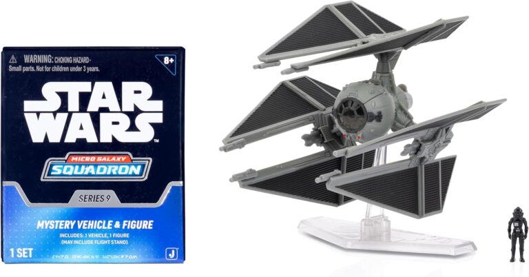 Star Wars Micro Galaxy Squadron TIE Defender Elite Mystery Bundle – Amazon Exclusive 3″ & 2.5″ Vehicles