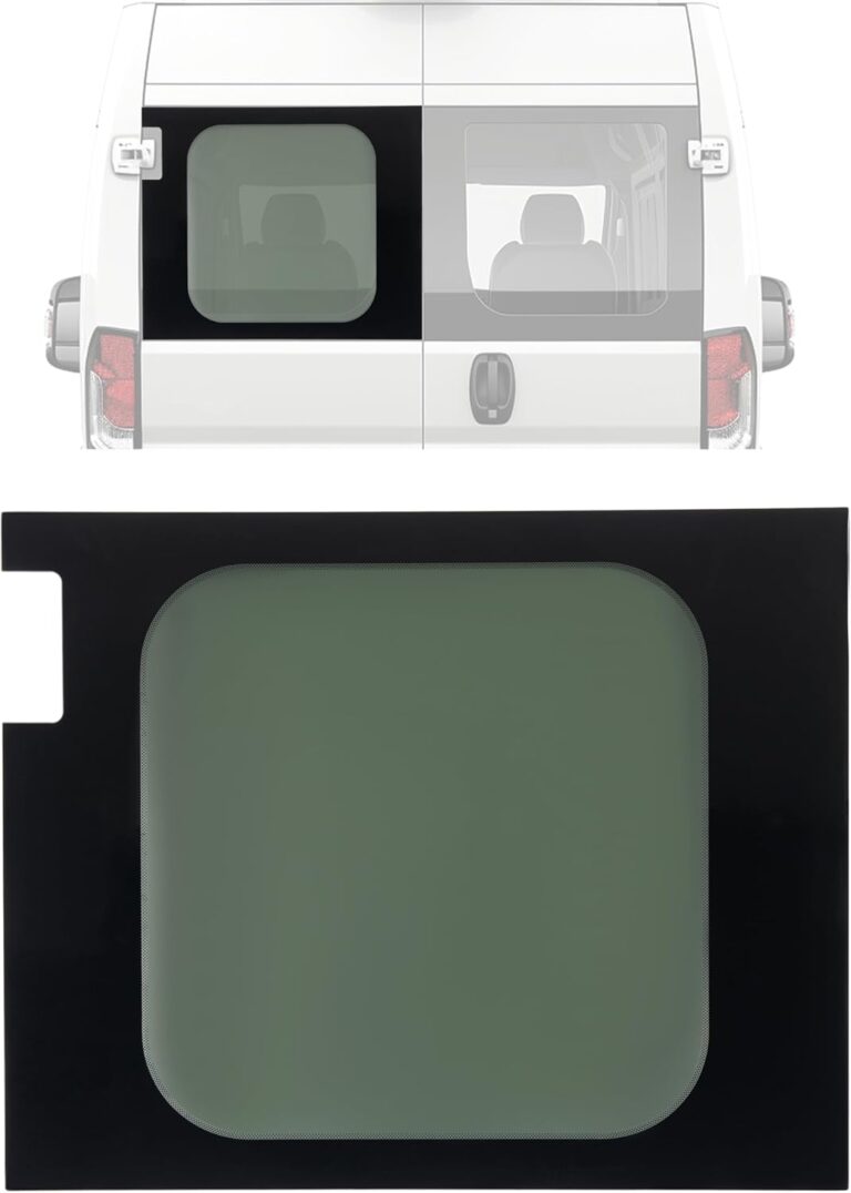 Back Stationary Window Glass for 2014-2023 Ram ProMaster 270° Hinged Doors – Driver Side Dark Tint
